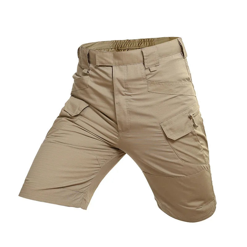 Tactical trousers in Black – 65% polyester 35% cotton blend, waterproof, windproof, breathable, for outdoor hiking and camping