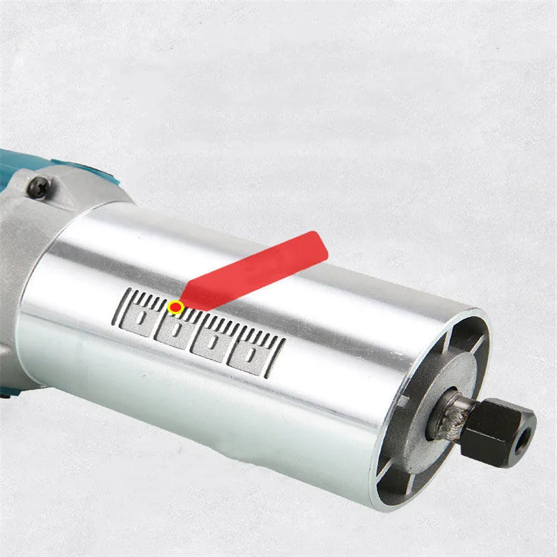 800W electric wood polishing trimmer tool with aluminum casing and power cord