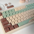 Craft Key CAP Matcha Theme mechanical keyboard keycap set with keycap puller on a white background.