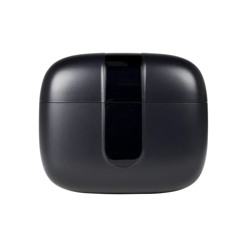 Jerry X08 wireless in-ear headphones with digital display and USB charging case in black, grey, or white.