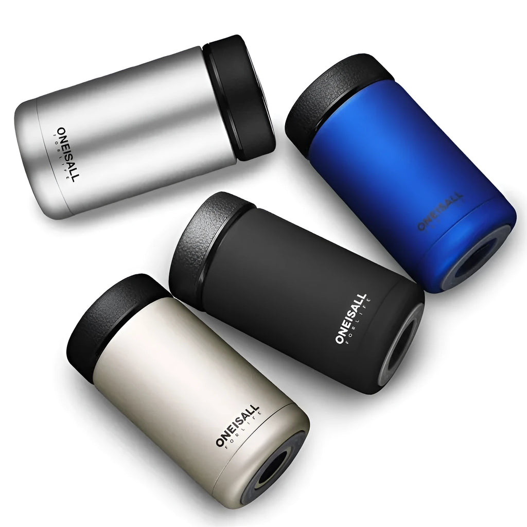 ONE IS ALL 400ml insulated cup 304 stainless steel vacuum flask black silver blue gold