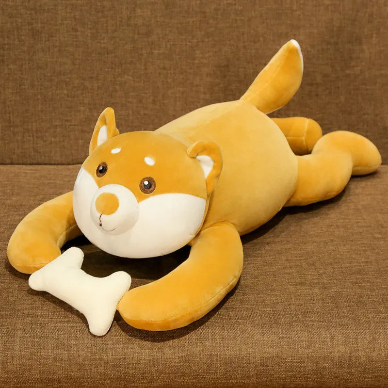 Crystal super soft animal plush toy – dog design, 100cm height, down cotton filling