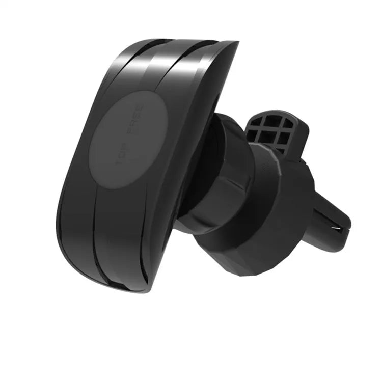 Glory black universal car phone holder with flexible gooseneck arm mounted on car air vent