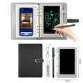 85-inch electronic writing pad with Bluetooth, smart pen, and USB cable in stitching appearance design
