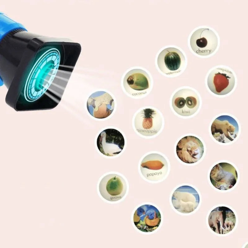 Kids digital camera in blue and pink colour options, compact size, with wrist strap