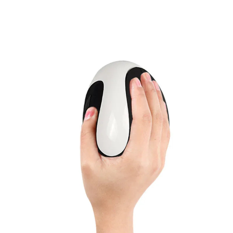 Wired vertical ergonomic computer mouse with six buttons in various colour options