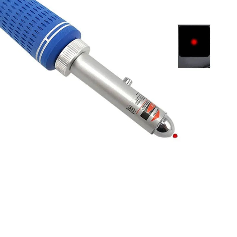 Golf flat laser swing assistant trainer metal 7.8x1.6cm 31g red beam training aid with Blue Bullet finish