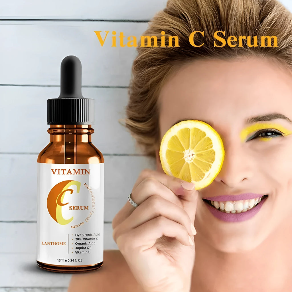 Vitamin C Hyaluronic Acid Serum 10ml bottle for facial brightening and moisturising