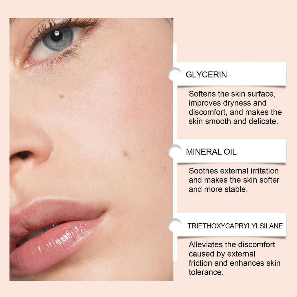 Clear moisturising makeup primer in 30ml bottle with cream texture