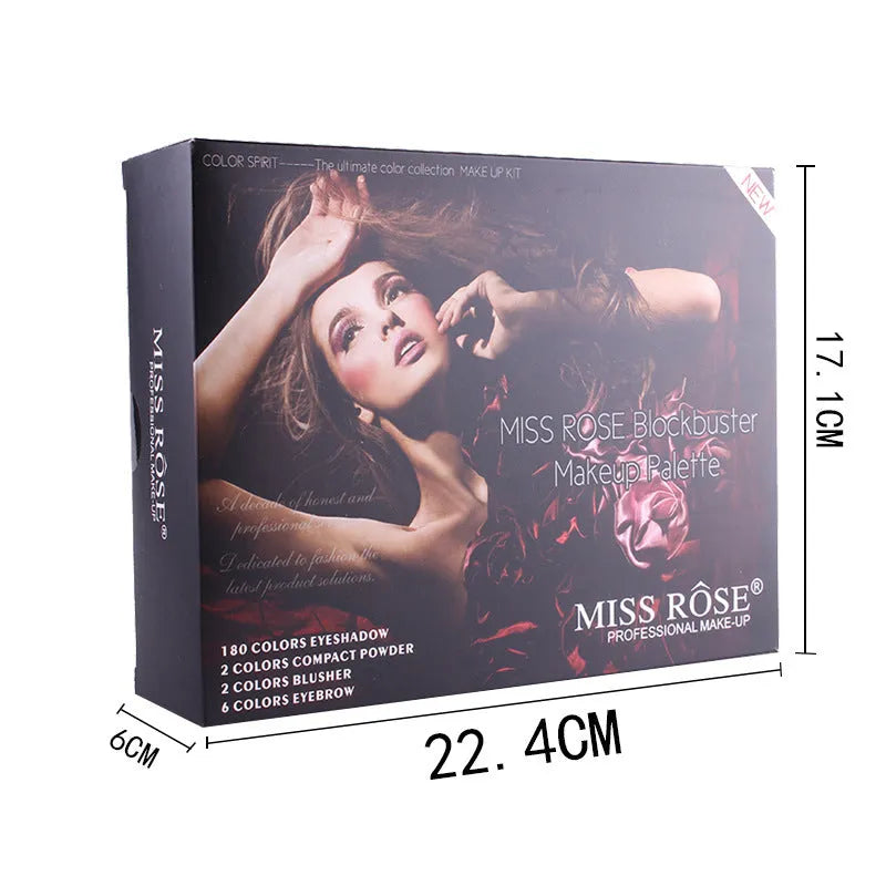 Blush make-up box with eight or more natural colours for universal skin type concealer and embellishment