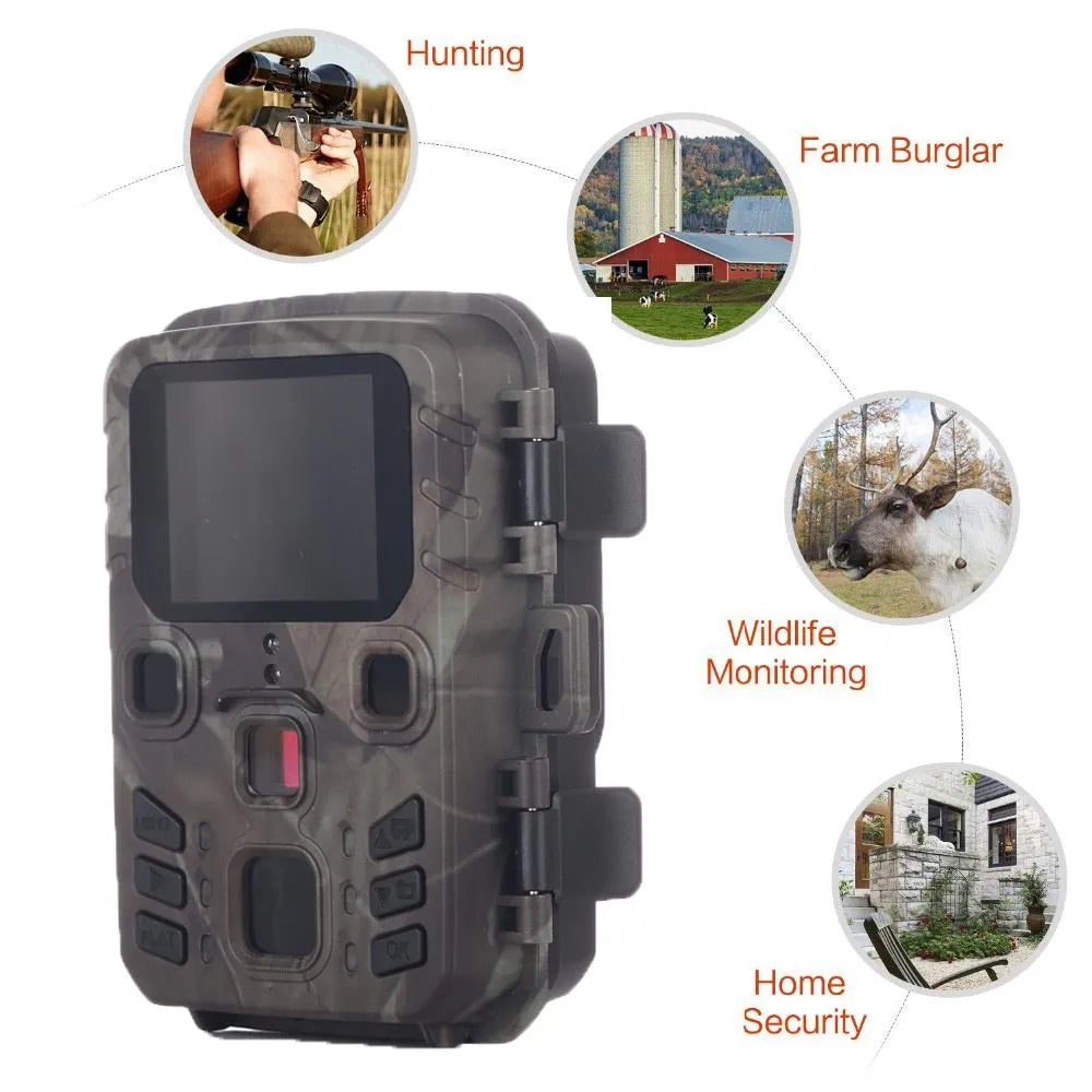 Black infrared night vision monitoring device for security surveillance.
