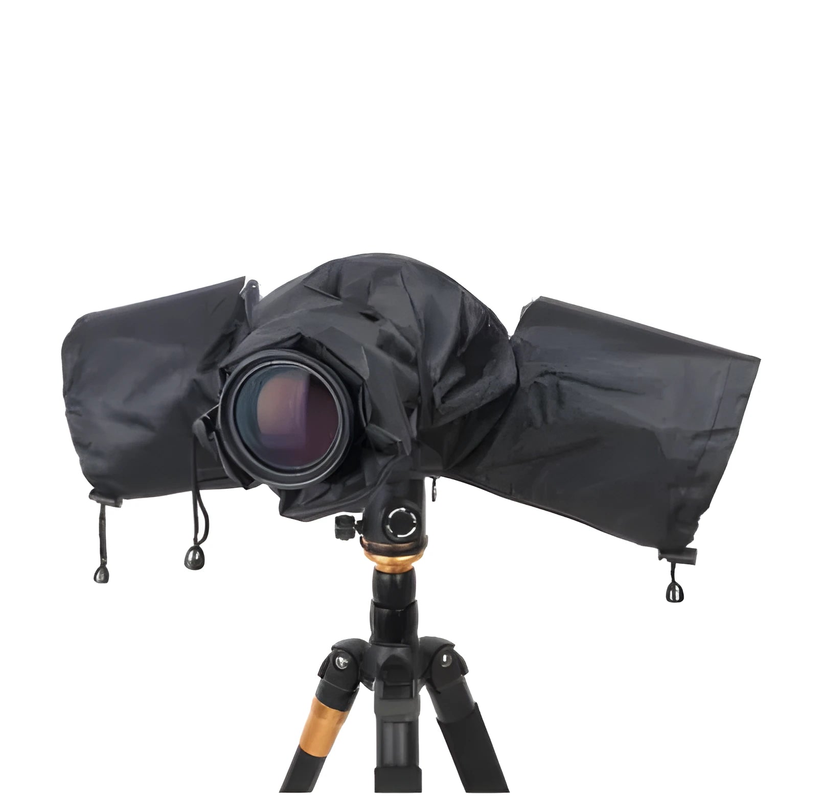 Kang Pin transparent PVC DSLR camera rainproof cover with adjustable lens hood