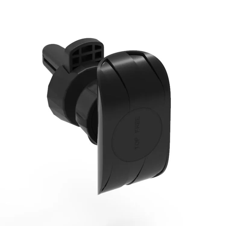 Glory black universal car phone holder with flexible gooseneck arm mounted on car air vent