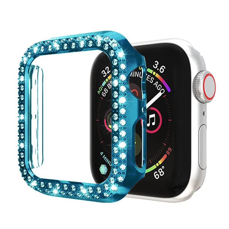PC hard plastic protective case for Apple Watch in various colours and sizes.