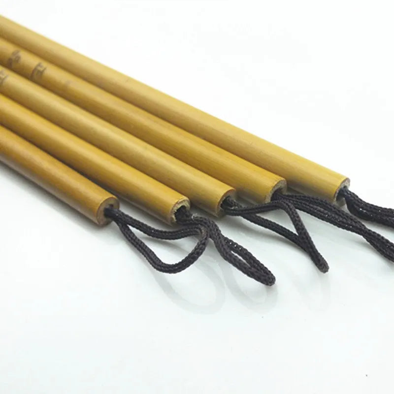 Red hair Chinese writing brush with wooden handle for calligraphy and ink painting