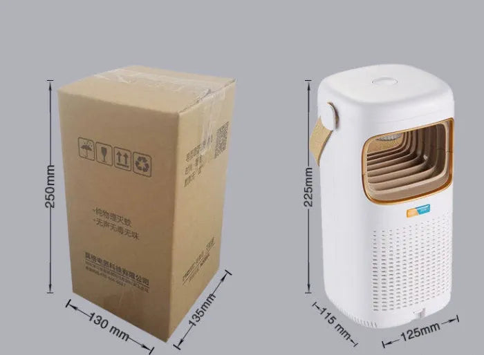 White electric mosquito repellent plug-in device with 4W low power consumption for indoor continuous use