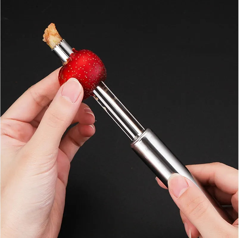 Stainless steel pineapple corer slicer kitchen tool with ABS handle for peeling and cutting fresh fruit