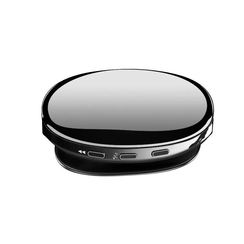 Bluetooth MP4 music player in black, blue, or rose gold with OLED screen showing audio playback interface