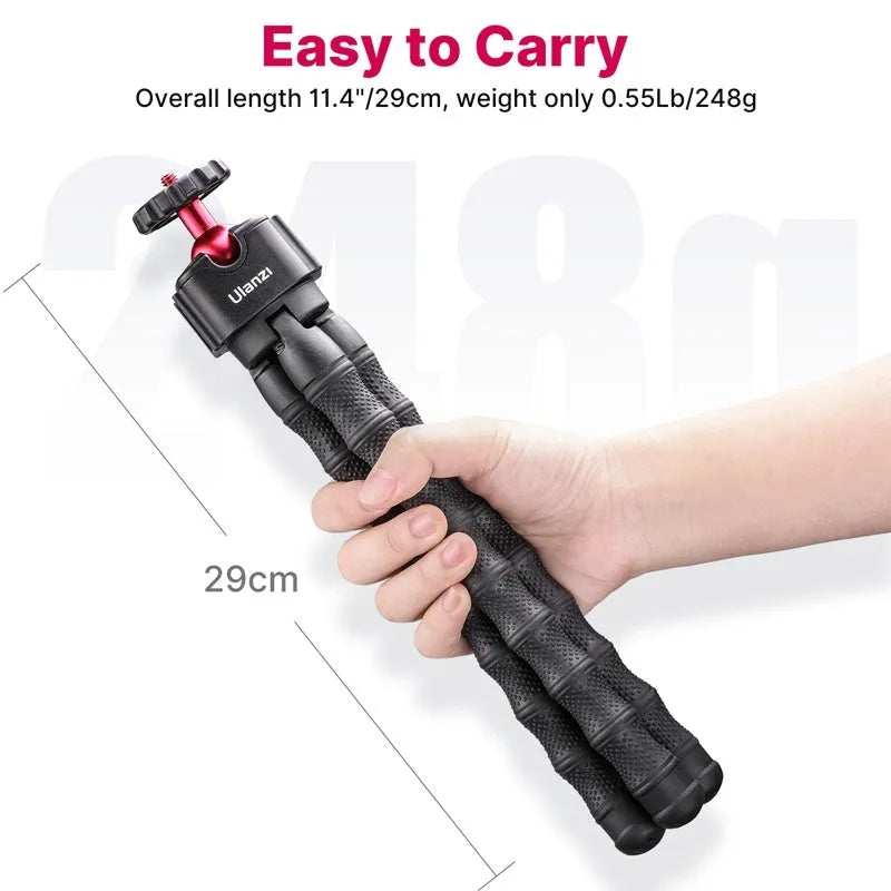 Multifunctional 2985 set photography and video vlog suite with aluminium tripod.