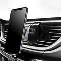 Glory black universal car phone holder with flexible gooseneck arm mounted on car air vent