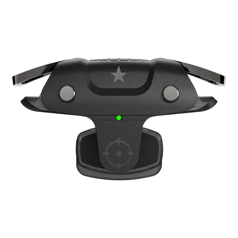 Black F5 wired USB-C mobile game controller for smartphones showing compact size
