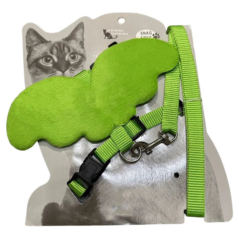 Universal adjustable pet chest harness in six colours for cats and small dogs under 6kg