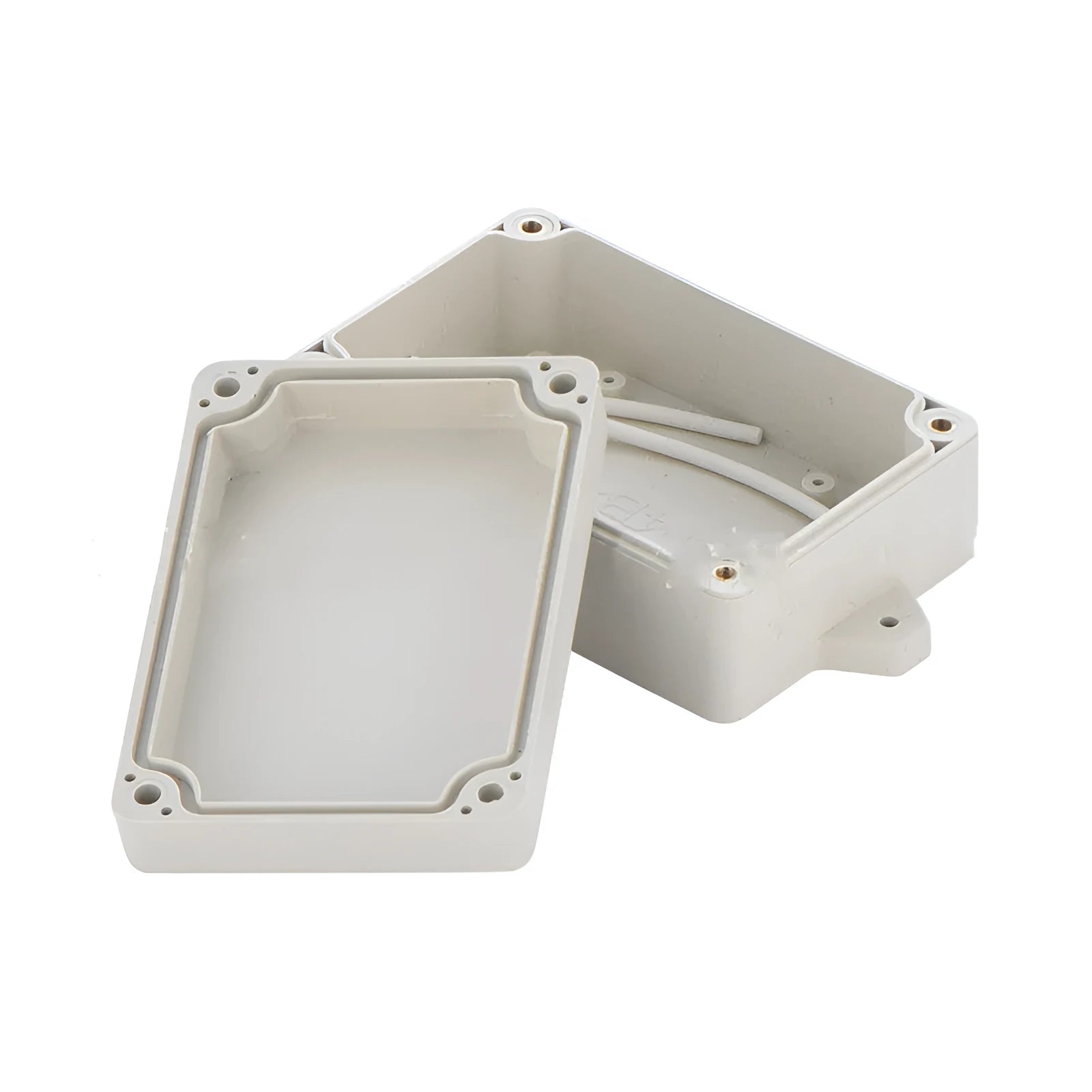 ABS plastic waterproof instrument enclosure for security system power supplies, model F4B-1.