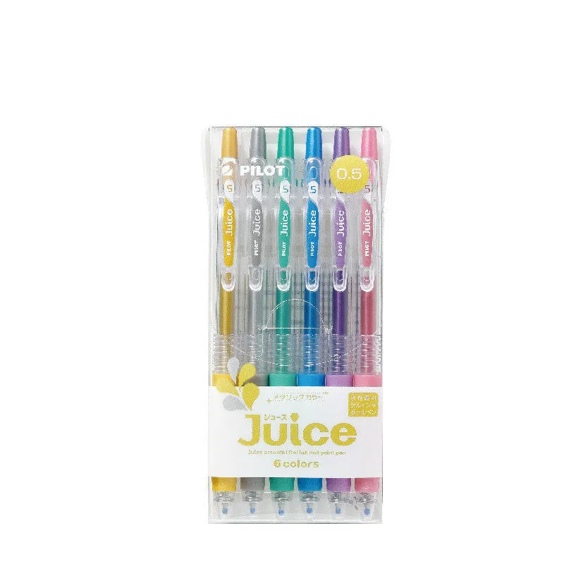 Baiguole gel pen with 0.5mm tip showing metallic gold ink colour option