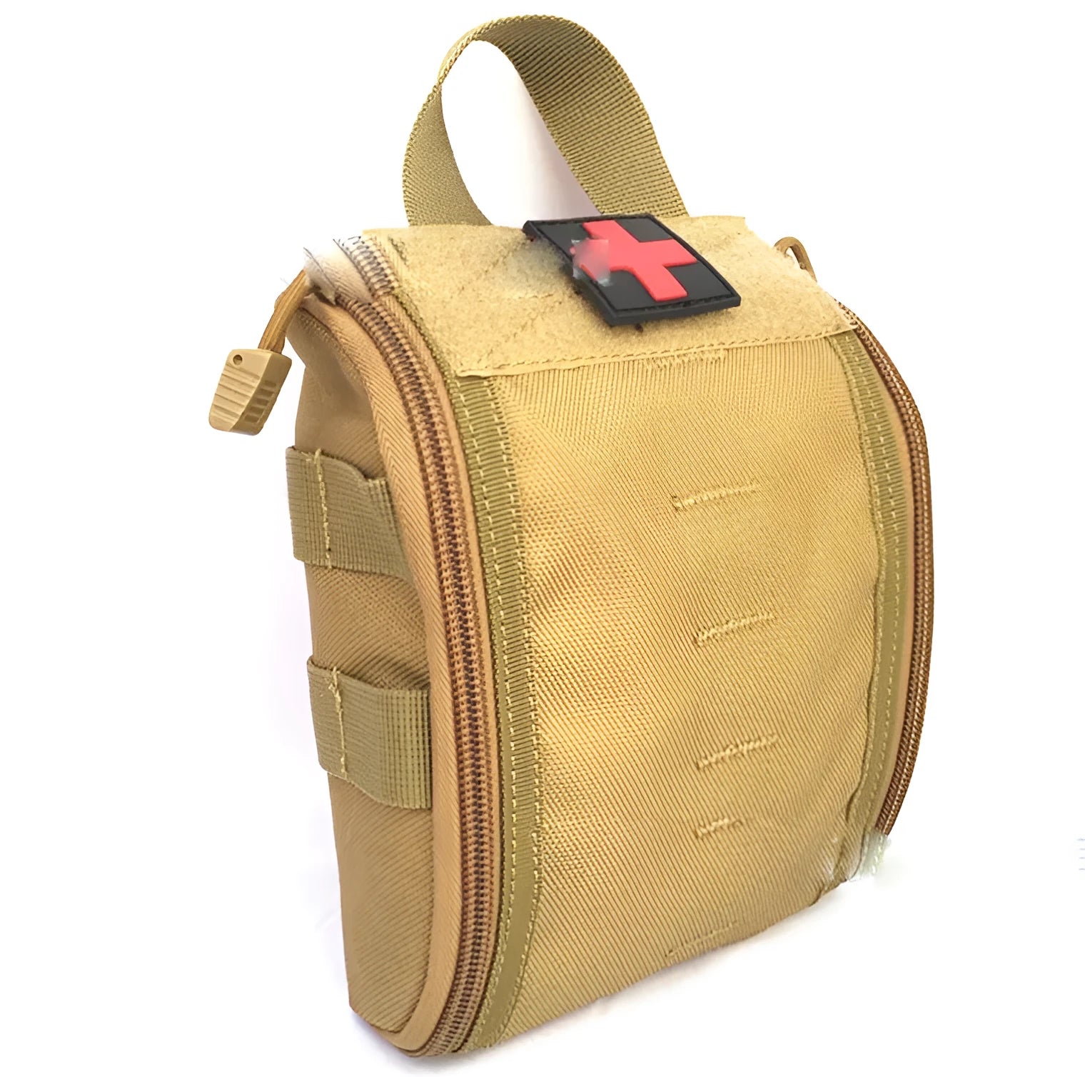 Tactical medical kit with first aid supplies and medicines for outdoor camping and mountain climbing