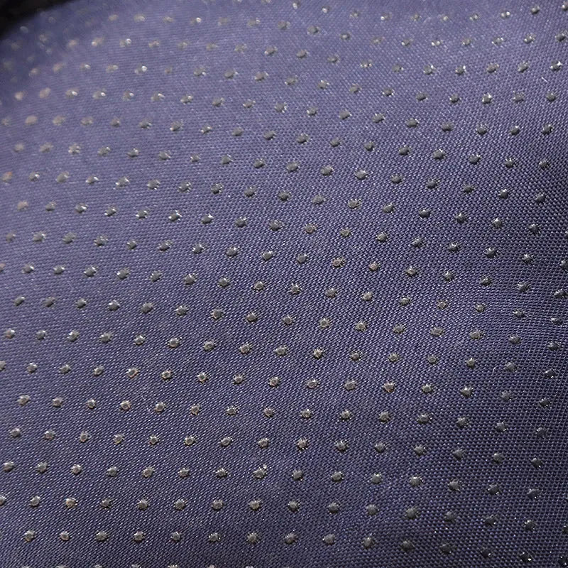 Blue enclosed cat nest with a soft fleece interior and a removable cushion, shown next to a ruler indicating its 40cm by 50cm size.