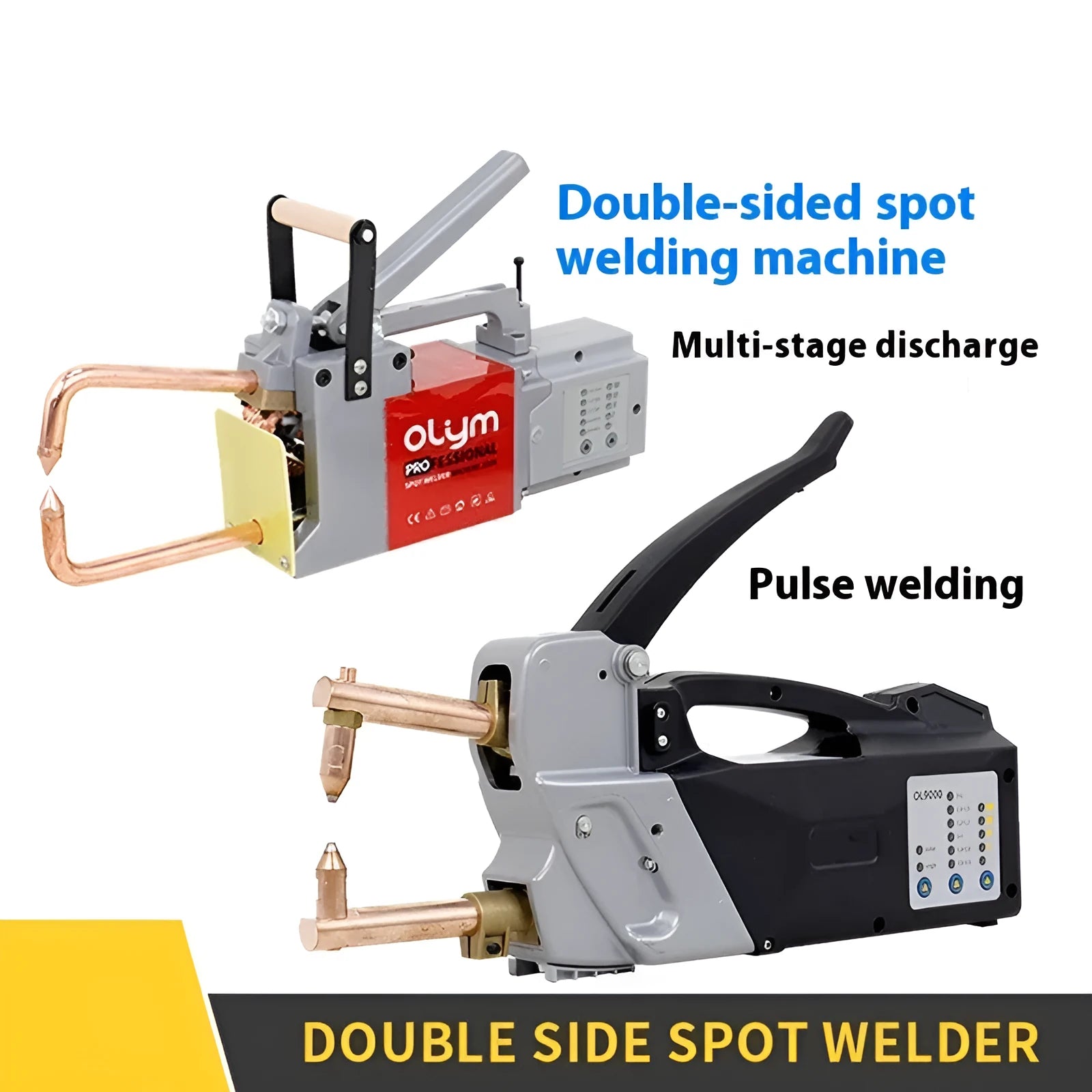 OL8000 manual spot welding butt welder machine with welding heads