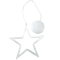 Christmas LED suction cup lights with Santa Claus elk snowman designs for window decoration
