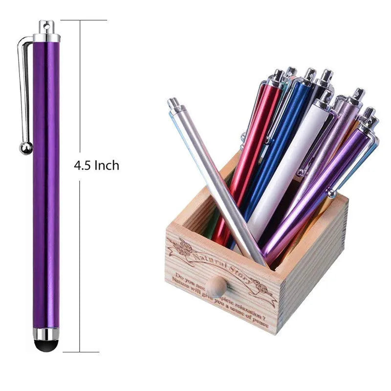Aluminium alloy capacitive touch pen for smartphones and tablets with universal compatibility