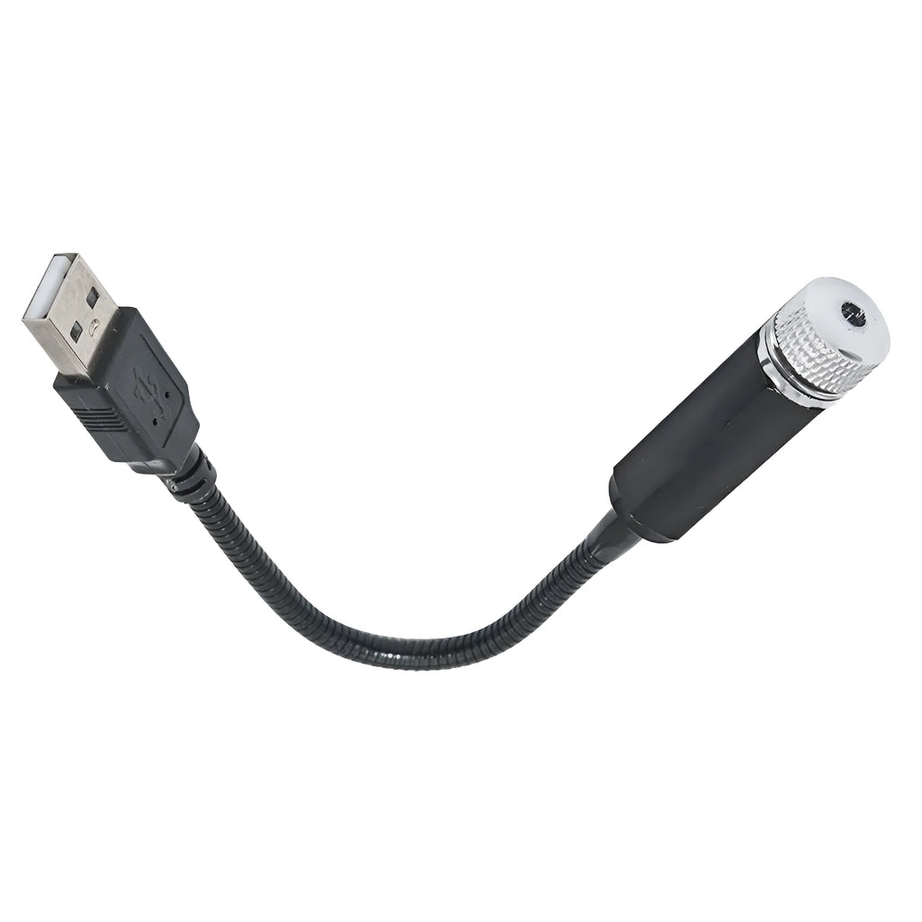 Purple starry sky car roof light with USB hose connection for GM vehicles