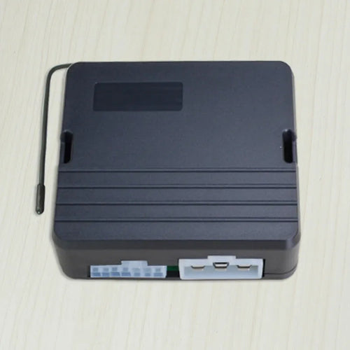 12V universal car one-key start system in black, with remote start and anti-theft alarm functions