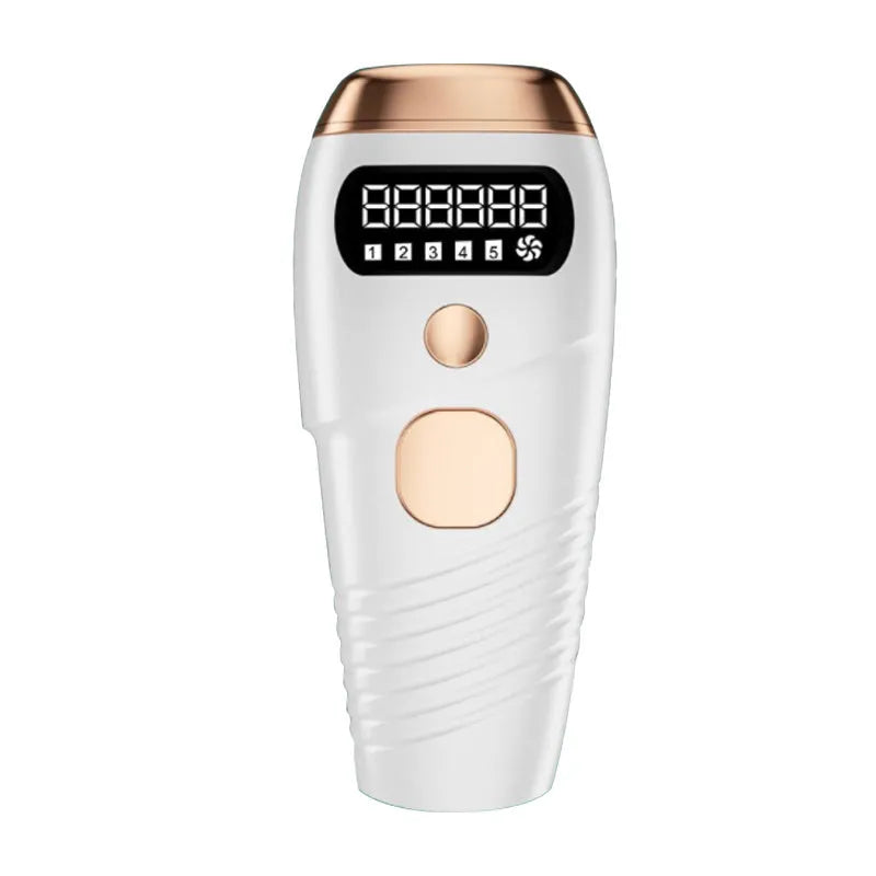 Green women IPL painless laser epilator with 590nm wavelength and 500,000 flashes