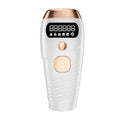 Green women IPL painless laser epilator with 590nm wavelength and 500,000 flashes