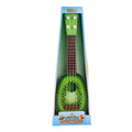 38cm plastic ukulele toy for children with retro guitar styling in multiple colour options
