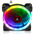 Camouflage patterned 12cm PC cooling fan with RGB LEDs