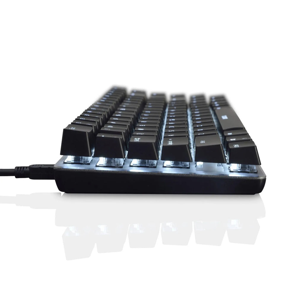 Black Jazz AK33 compact 82-key mechanical gaming keyboard with backlight and USB cable