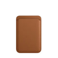 PU leather MagSafe card case for iPhone with integrated magnetic card holder in multiple colour options