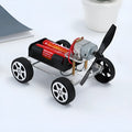 DIY wind car electronic science kit with acrylic, metal and plastic parts for educational experiments