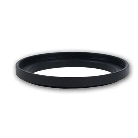 77mm rotatable half moon mirror split focus filter for SLR camera with cleaning cloth and storage bag.