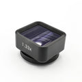 Black SANYK 1.33x anamorphic widescreen lens for smartphone cinematic video recording