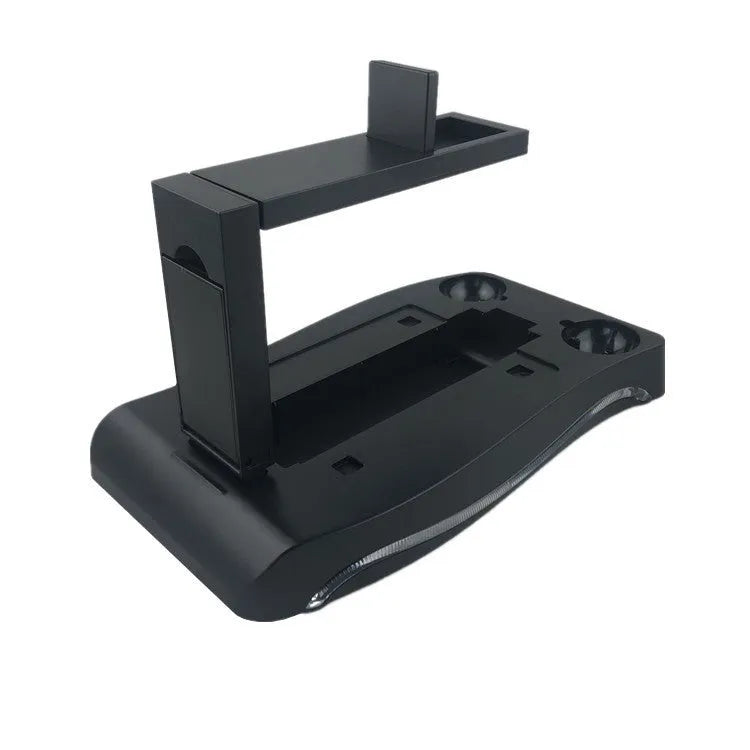Black ABS charging dock for PlayStation PS4 VR game controllers