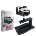 Black ABS charging dock for PlayStation PS4 VR game controllers