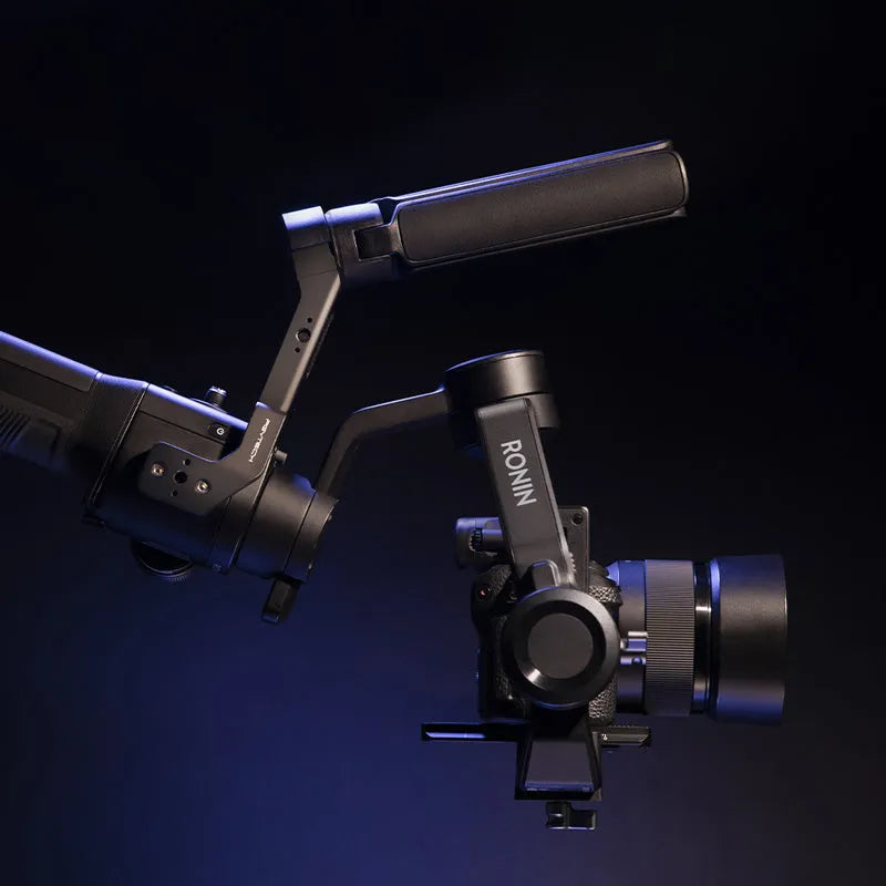 PGYTECH aluminium alloy pot holder plus adapter for DJI Ronin-S and Ronin-SC stabilisers on a tripod