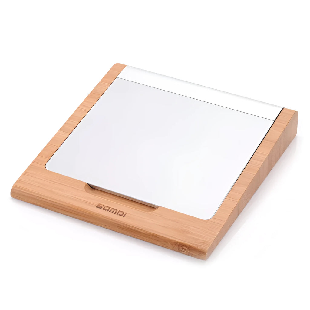 Bamboo wood Apple Bluetooth touchpad bracket for tablet mounting