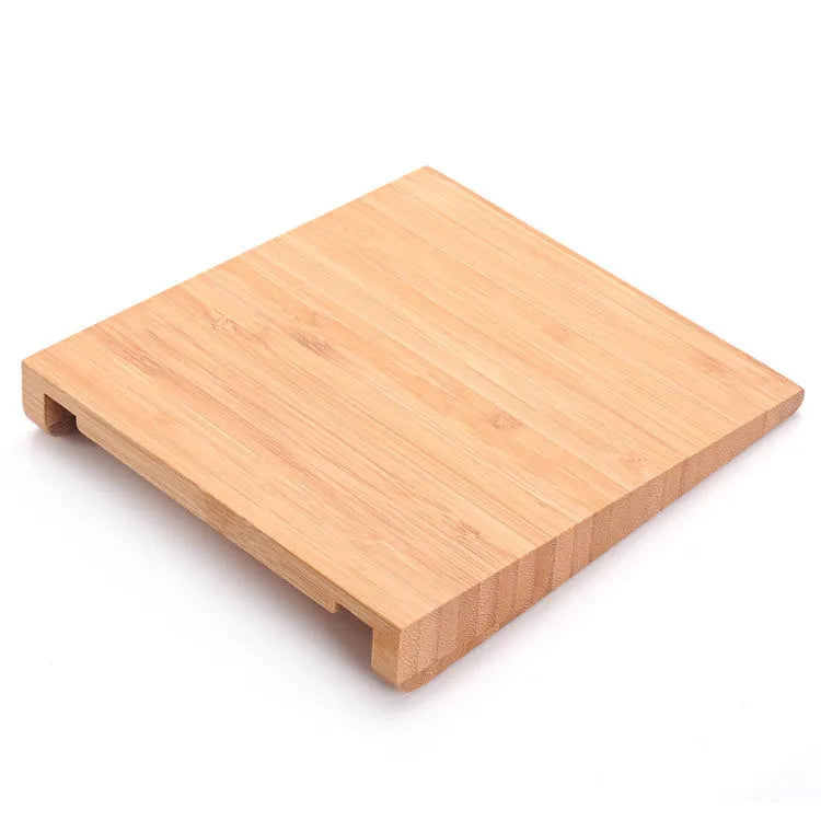 Bamboo wood Apple Bluetooth touchpad bracket for tablet mounting