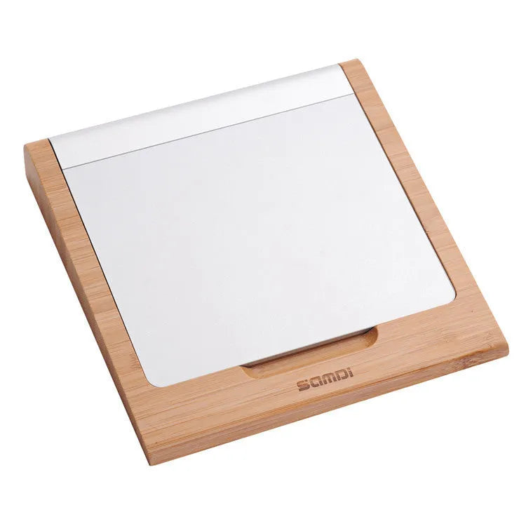 Bamboo wood Apple Bluetooth touchpad bracket for tablet mounting